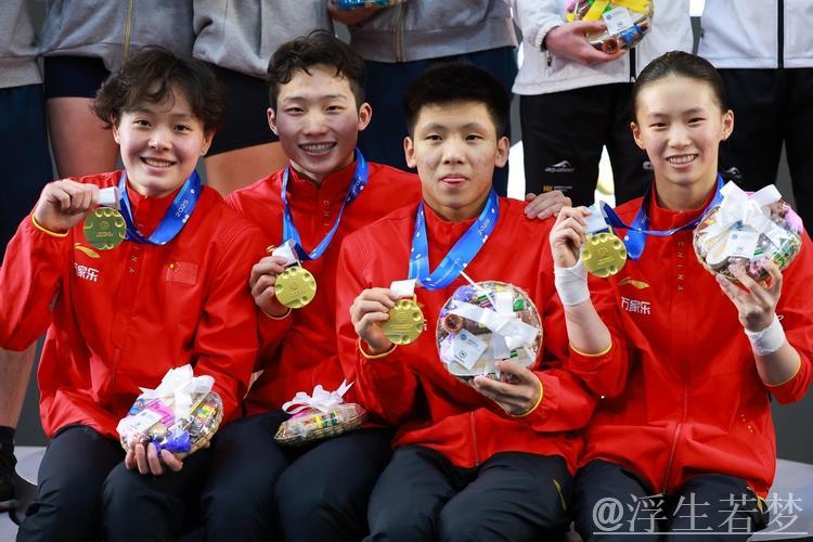 中国队问鼎跳水世界杯混合团体赛冠军 中国队问鼎跳水世界杯混合团体赛冠军